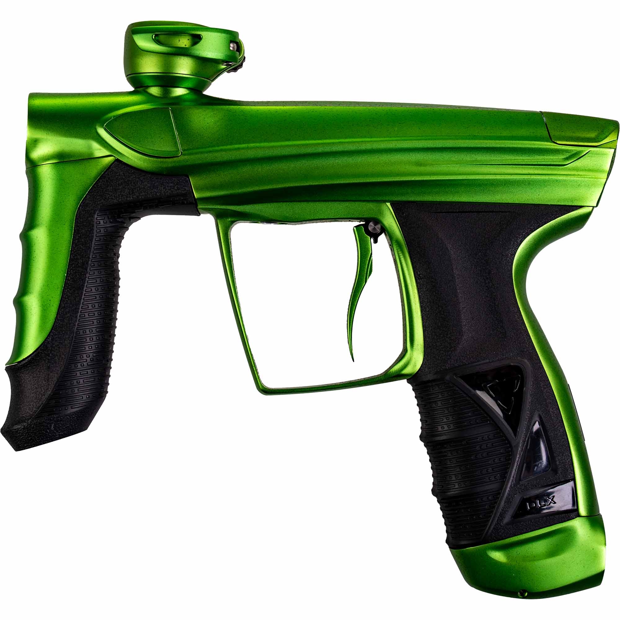 DLX Luxe® AIRE Markierer, grün matt Farbiges Gewehr, Paintball-Pistole, Grün, Gummi-Griff, Lackierte Oberfläche
