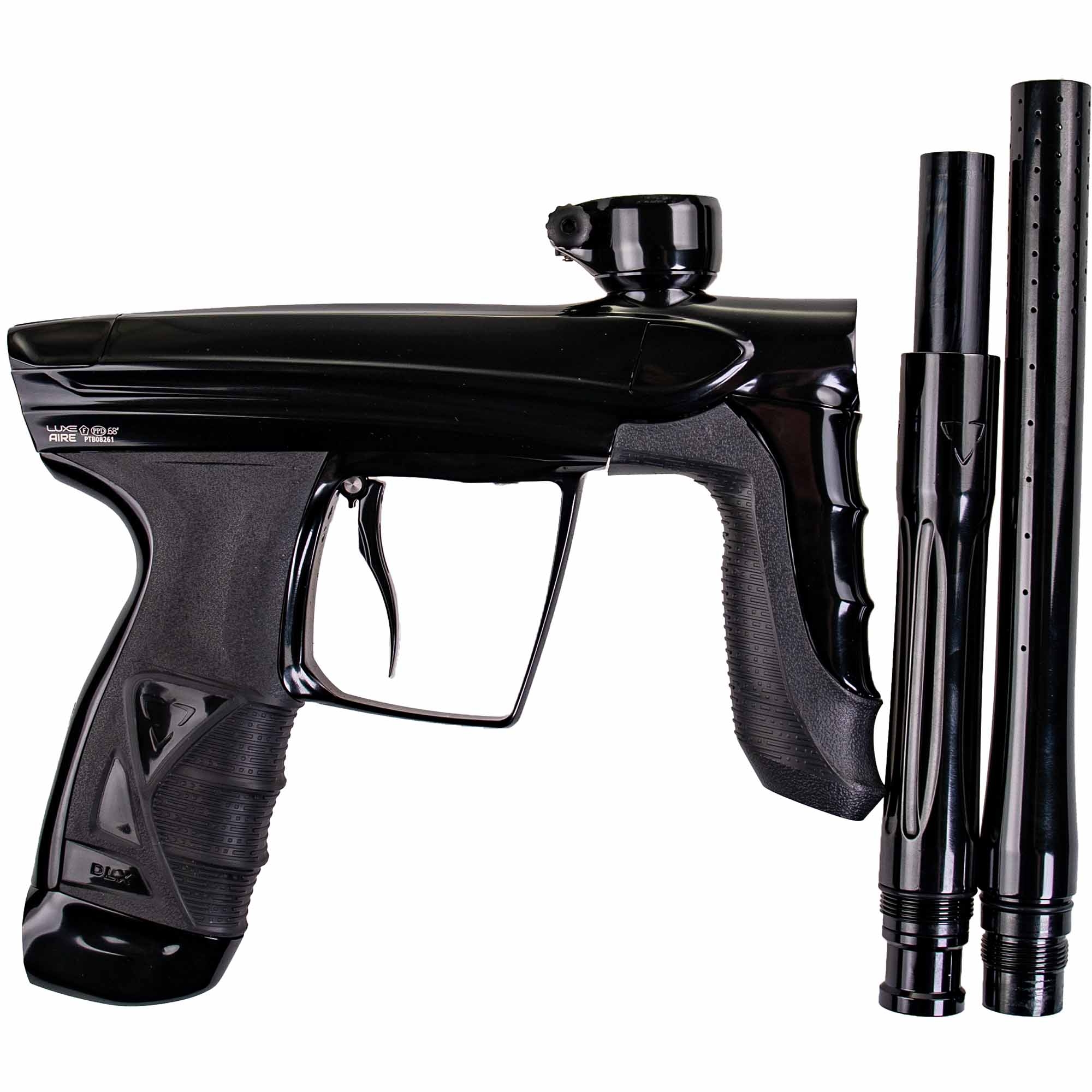 Paintball-Pistole, Schwarz, Pistolengriff, CO2/Luftwaffe Waffe, Lauf-Set