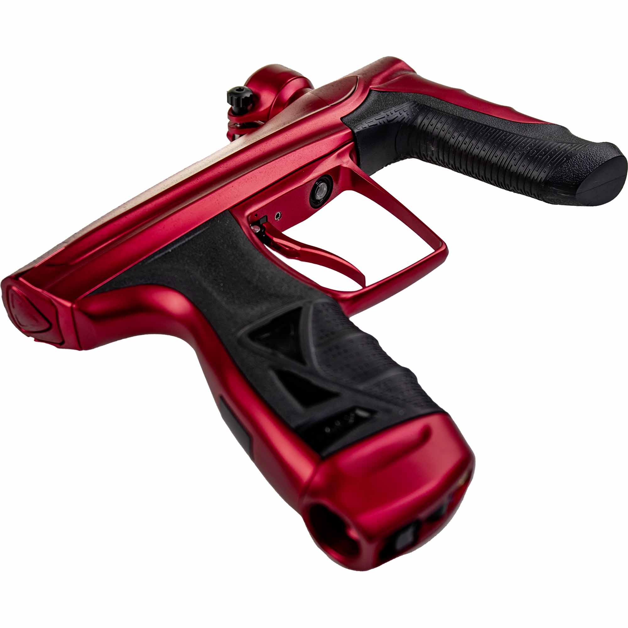 DLX Luxe® AIRE Markierer, rot matt Puzzle gun, Rotes Pistolen-Design, Griff, Auslöser, Spannmechanismus