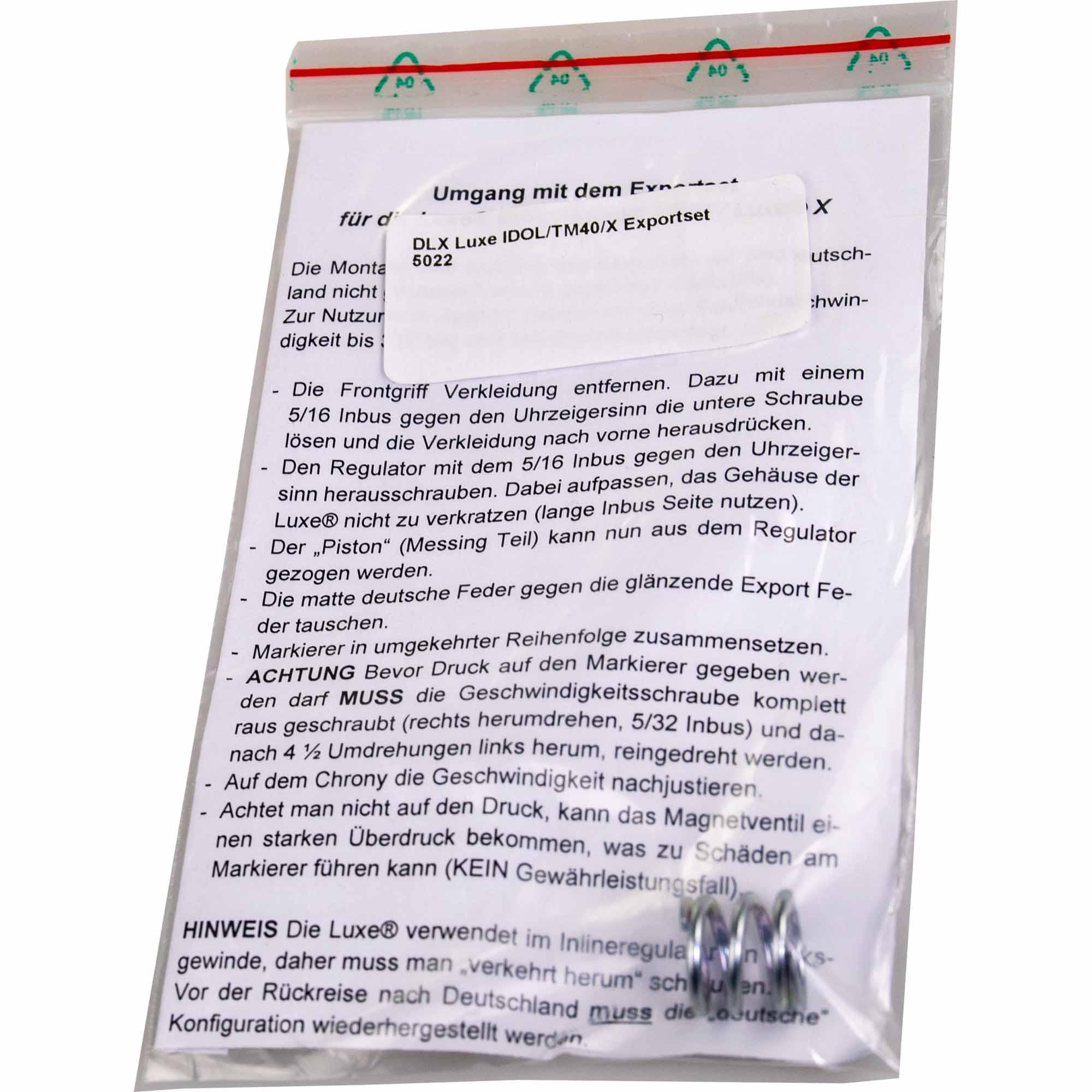 DLX Luxe IDOL/TM40/X Exportset DLX Luxe IDOL/TM40/X Exportset