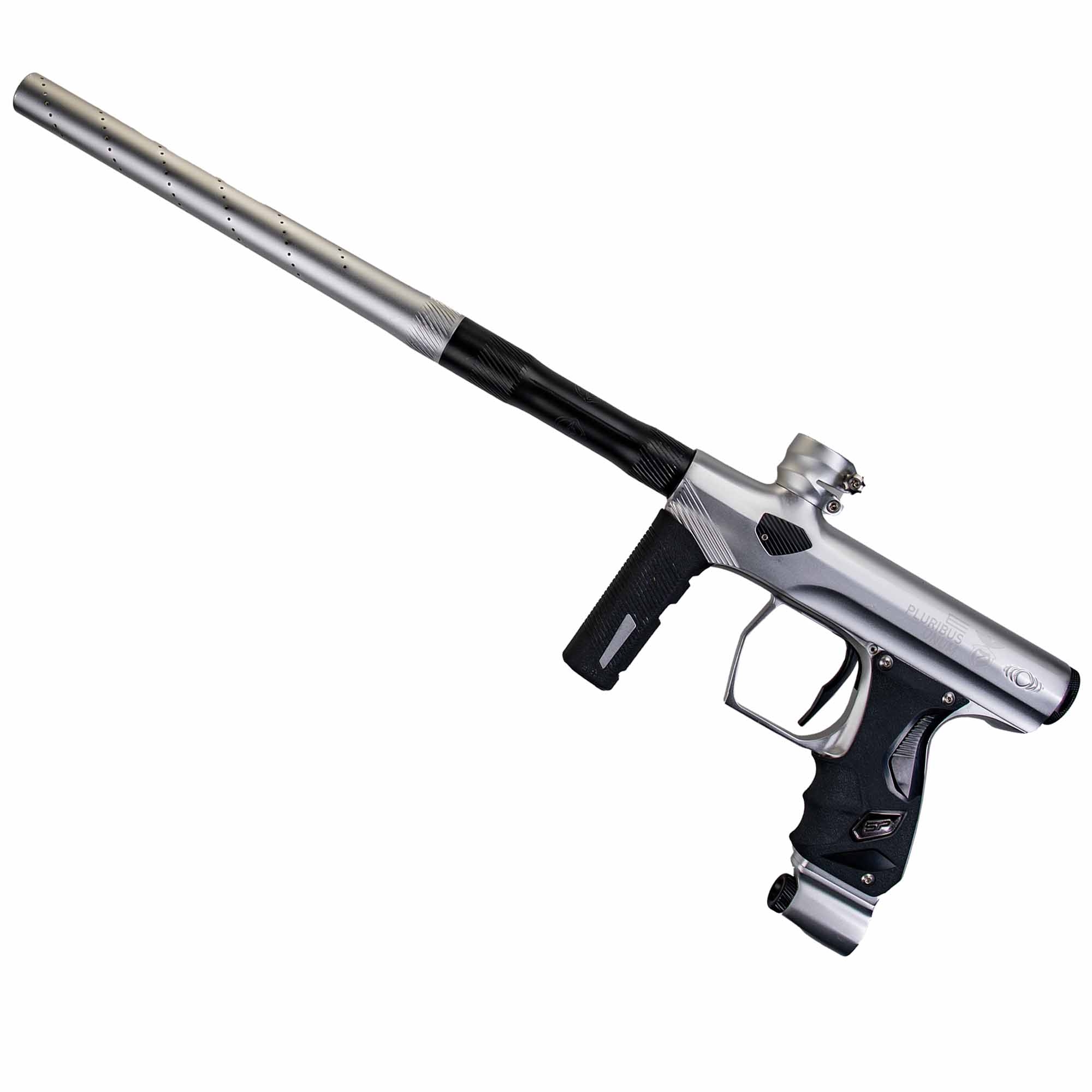 SP Shocker® ERA Markierer "e pluribus unum", weiss matt Paintball-Gewehr, Pistol, Metallisch, Langer Lauf, Griff