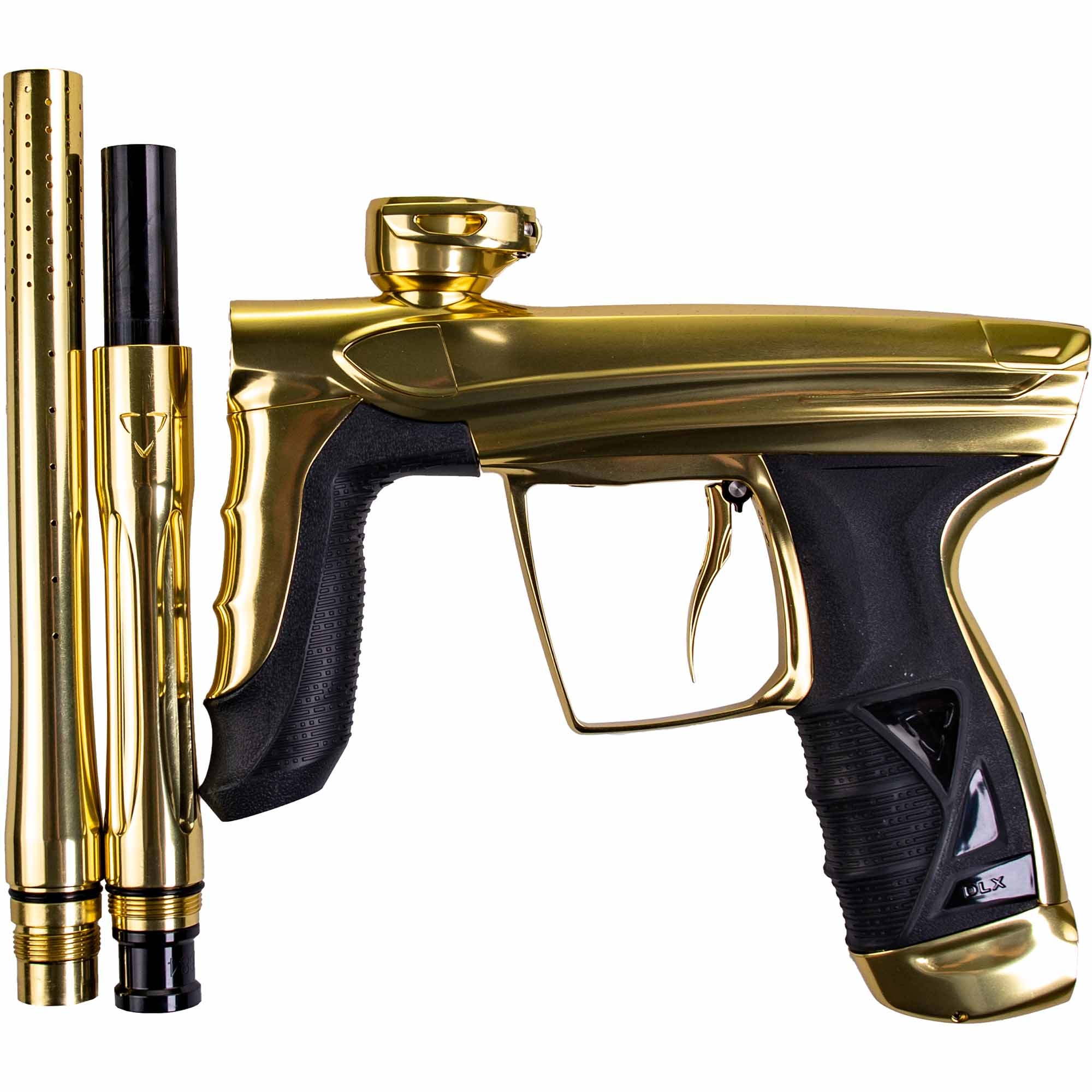 paintball-gun, gold-plated, pistol, airgun, grip