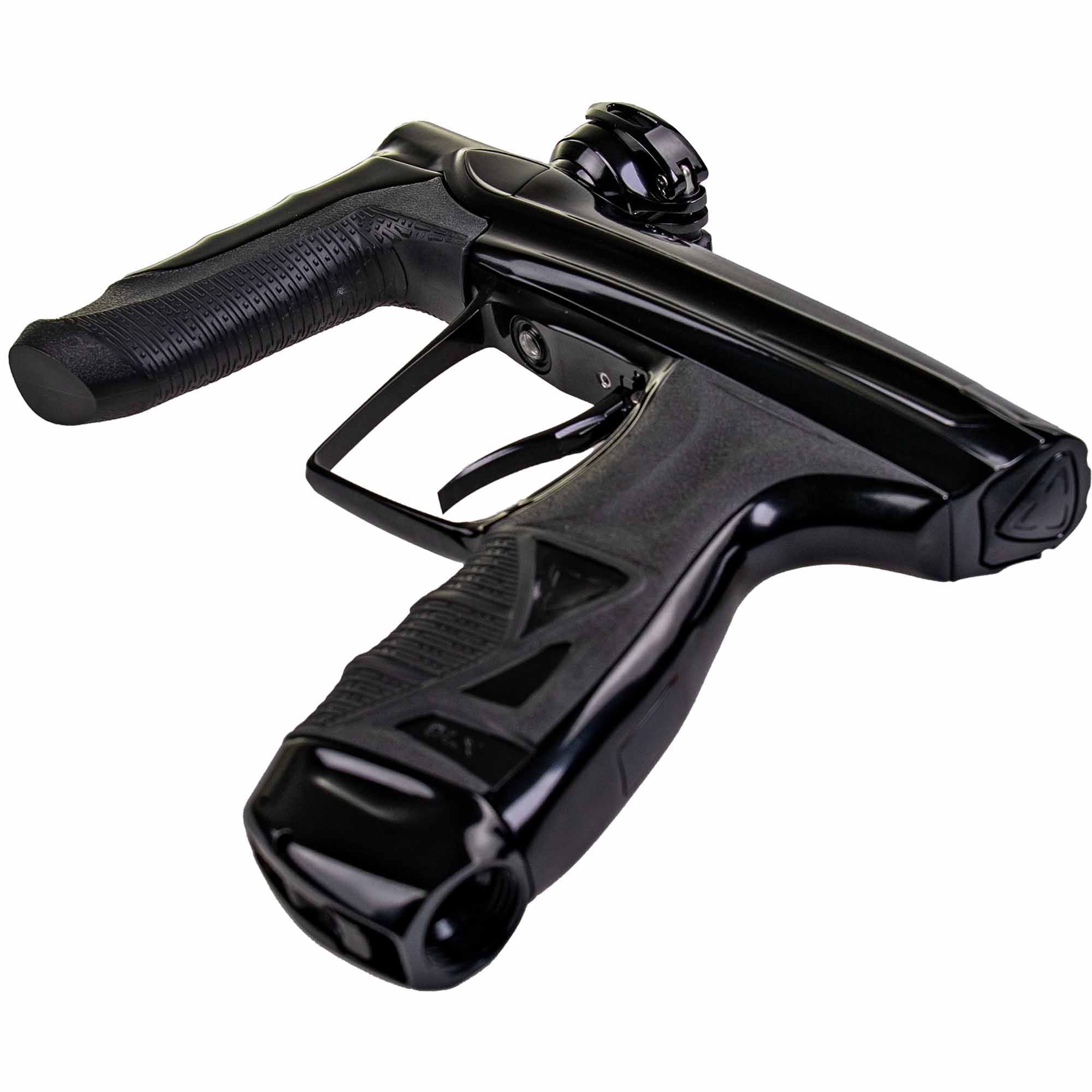 DLX Luxe® AIRE Markierer, schwarz poliert Schalldämpfer?, POV?, Pistolengriff, Griff, Sicherheitsausrüstung