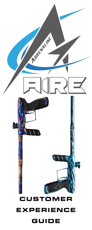 paintball-pistole, air-4, kunstwerk, zwei-farben, gemustertes-splatter