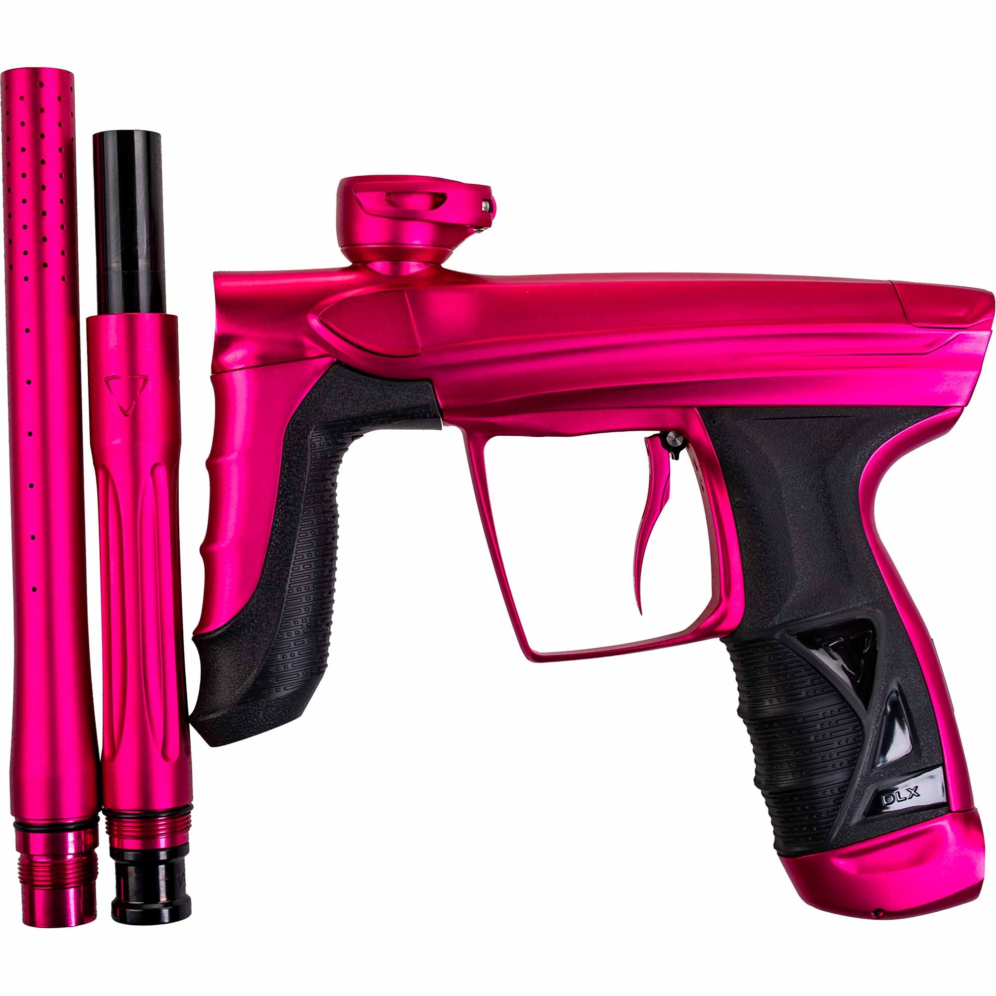 DLX Luxe® AIRE Markierer, pink matt schnellschuss-waffe, paintball-pistol, pink-farbton, gas-pistole, duk