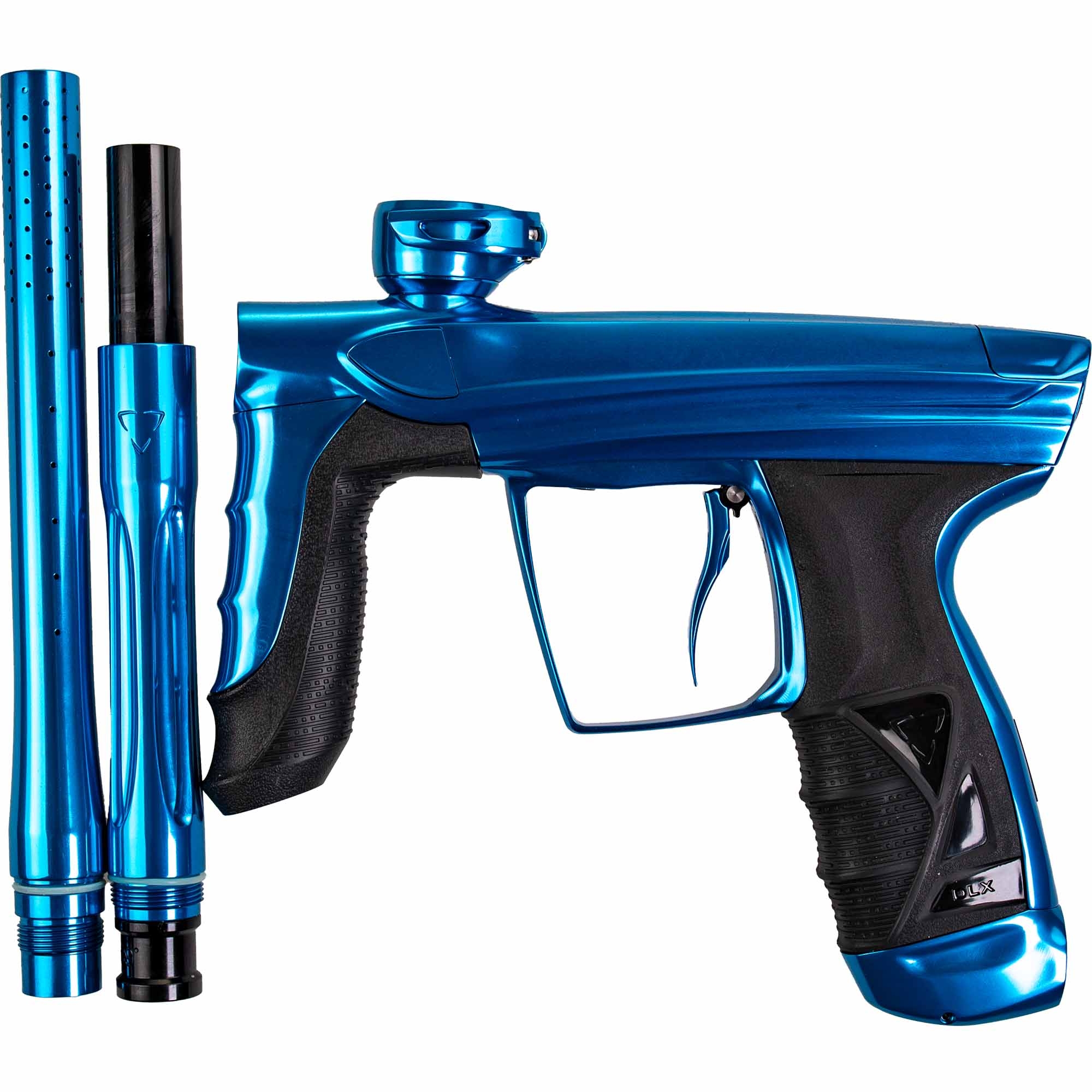 Paintball-Pistole, Marker, Blau, Griff, Lauf