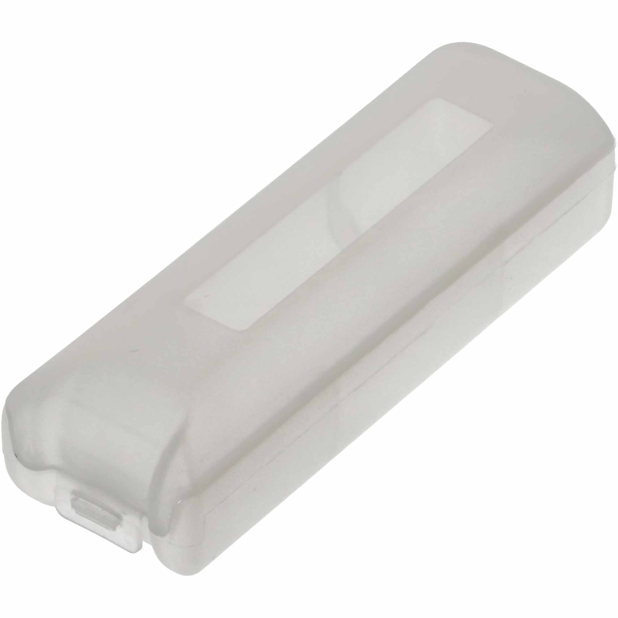 DLX Luxe® AIRE Akku Weiße Hülle, Kunststoffgehäuse, Clip-on, Kompakt, Kleines Zubehör