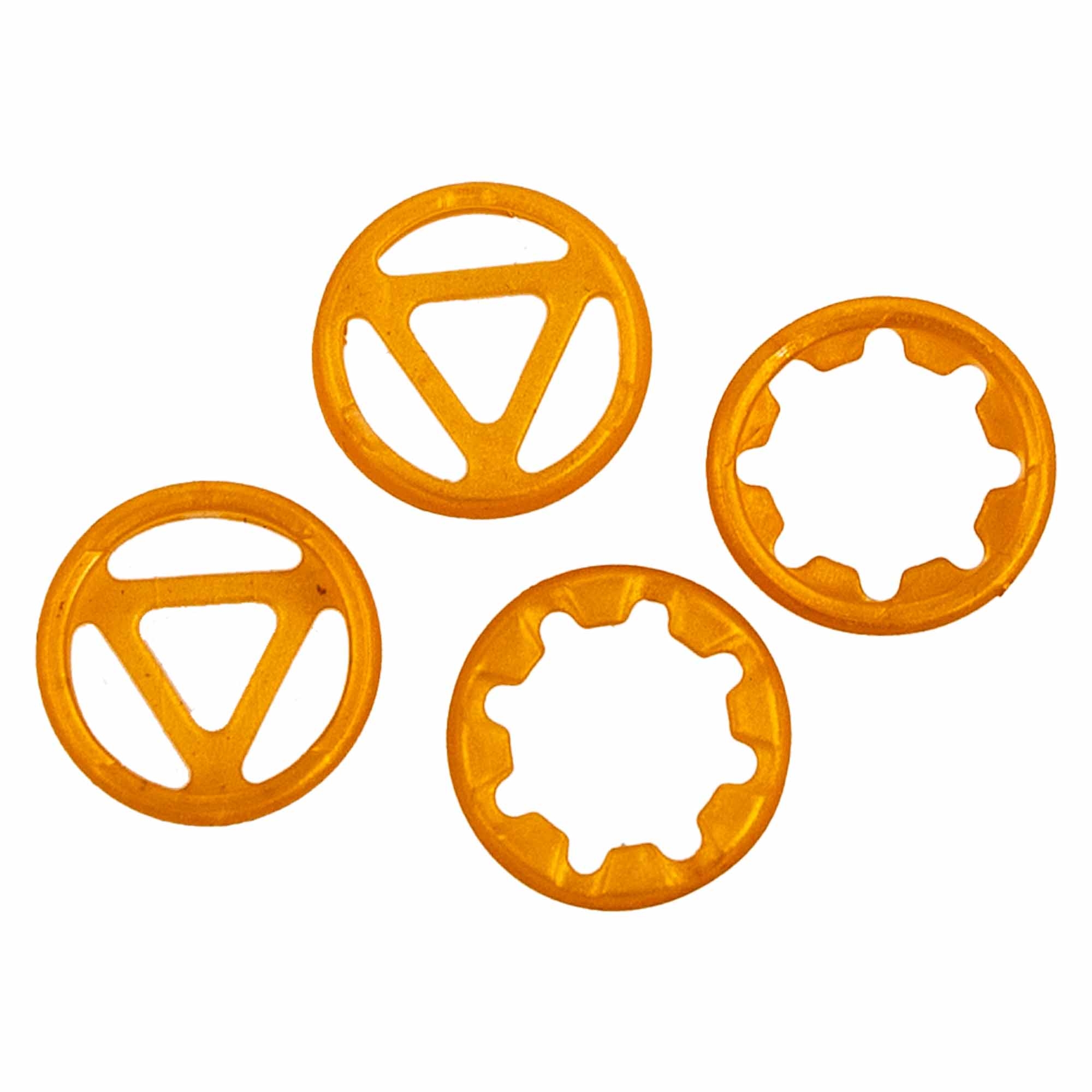 orange, runde washer, sternförmige löcher, kunststoff, zahnräder