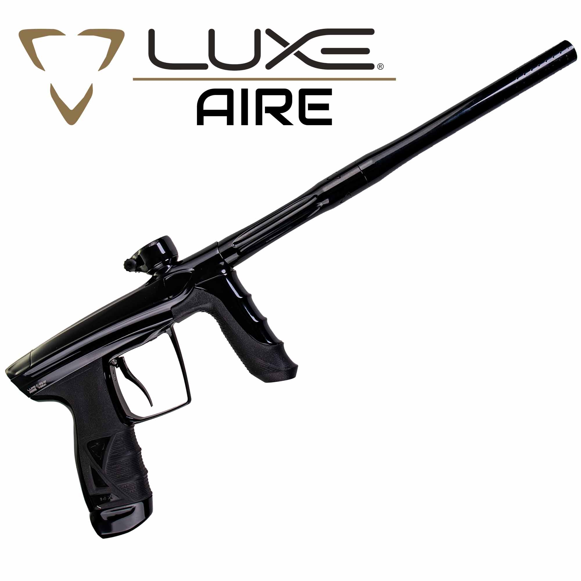Paintball-Pistole, Luftgewehr, Schwarz, Langrohr, Griff