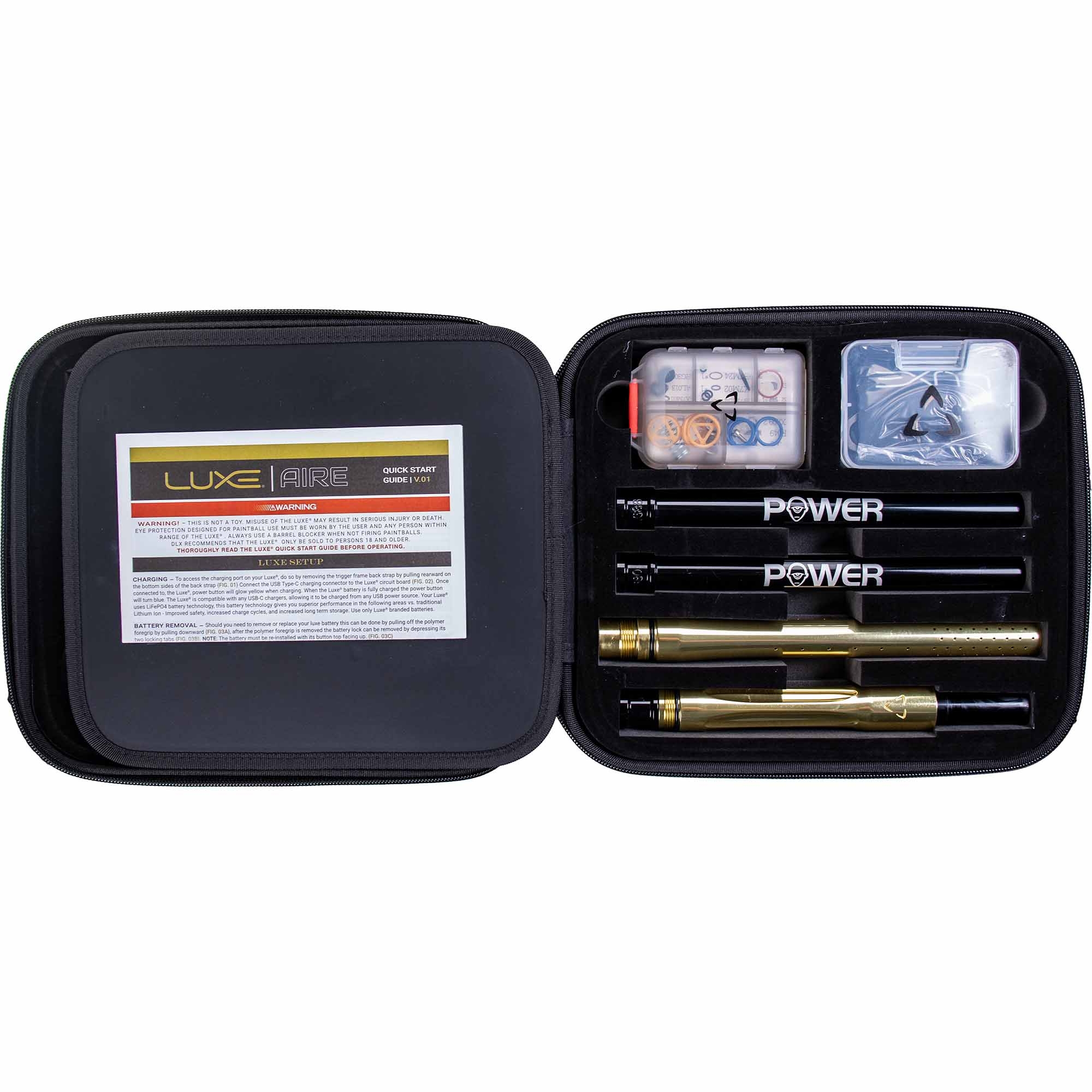 DLX Luxe® AIRE Markierer, gold poliert Elektronische Zigarette, Vape Pen, Ladecase, Akkus/ Batterien, Dampfgerät